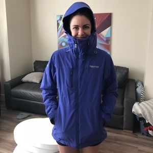 Women’s M Marmot indigo ski jacket (worn 1 time)